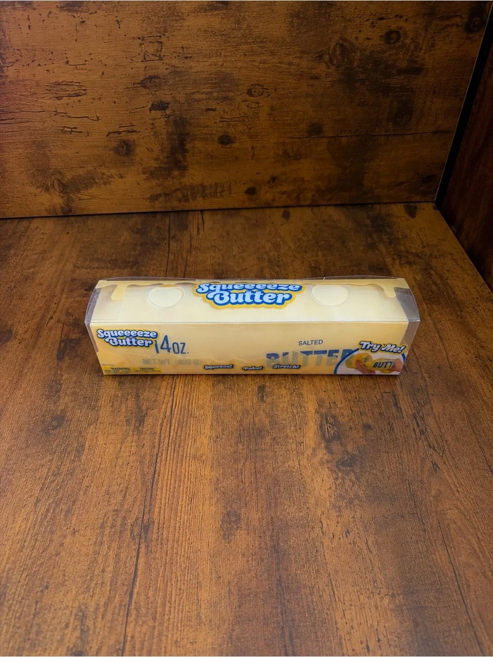 Toymendous Squeeze Butter Jumbo Salted Butter Squishy 14 oz